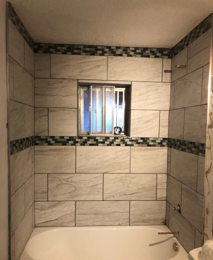 Tiled Bathtub